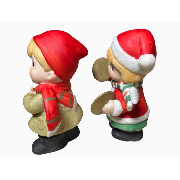 Homco Figurines Decoration #5564 Children Musicians with Drums Cymbals - Picture 12 of 13